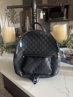 Louis Vuitton Black Damier Graphite Mini Backpack